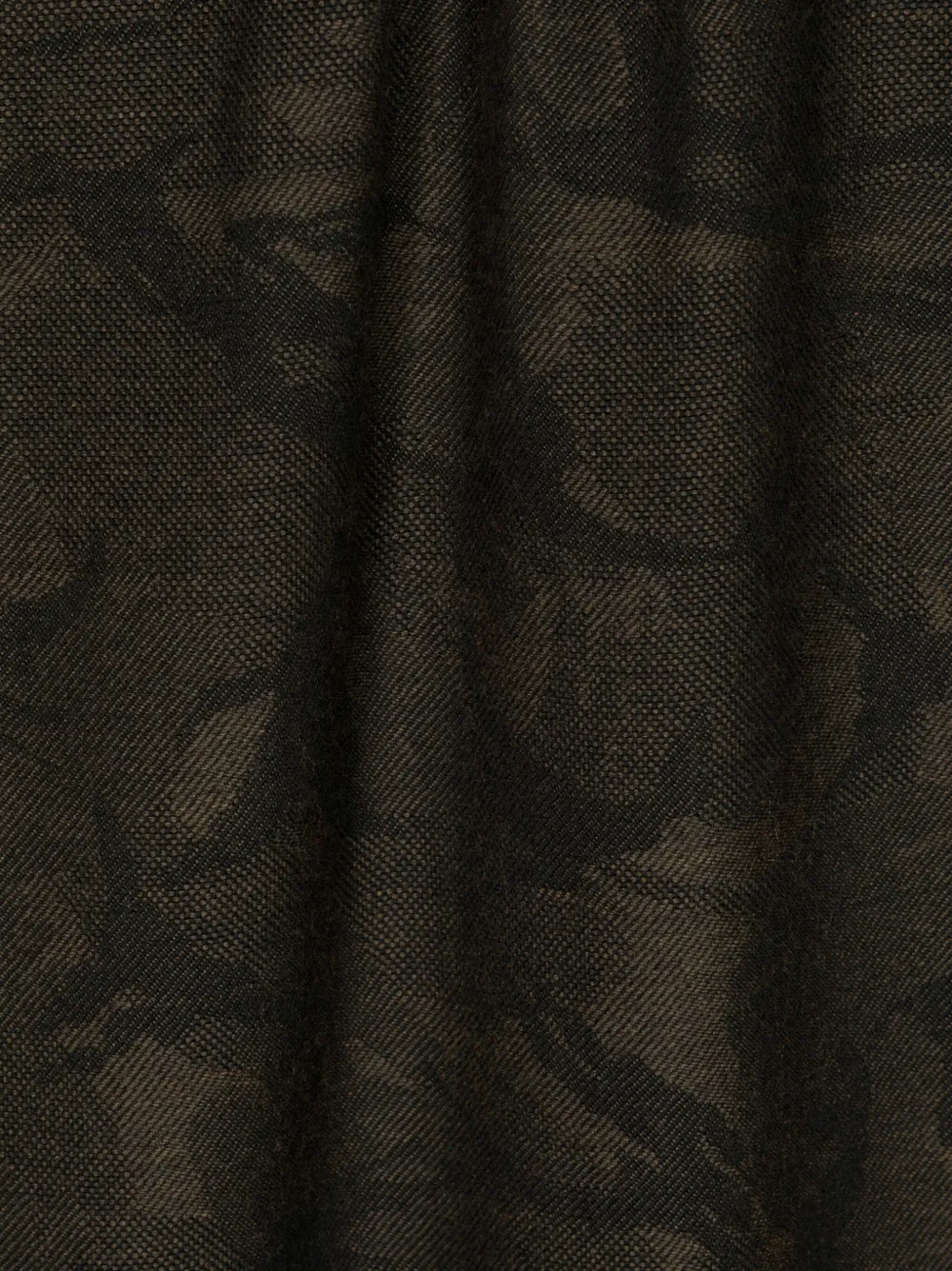 TOM FORD patterned-jacquard wool scarf - Groen