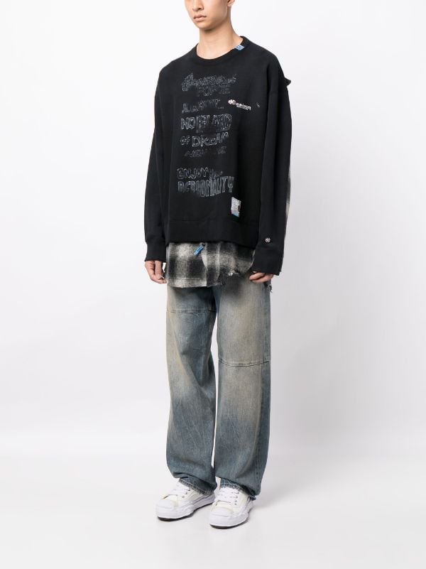 Maison MIHARA YASUHIRO ダメージ スウェットシャツ - Farfetch