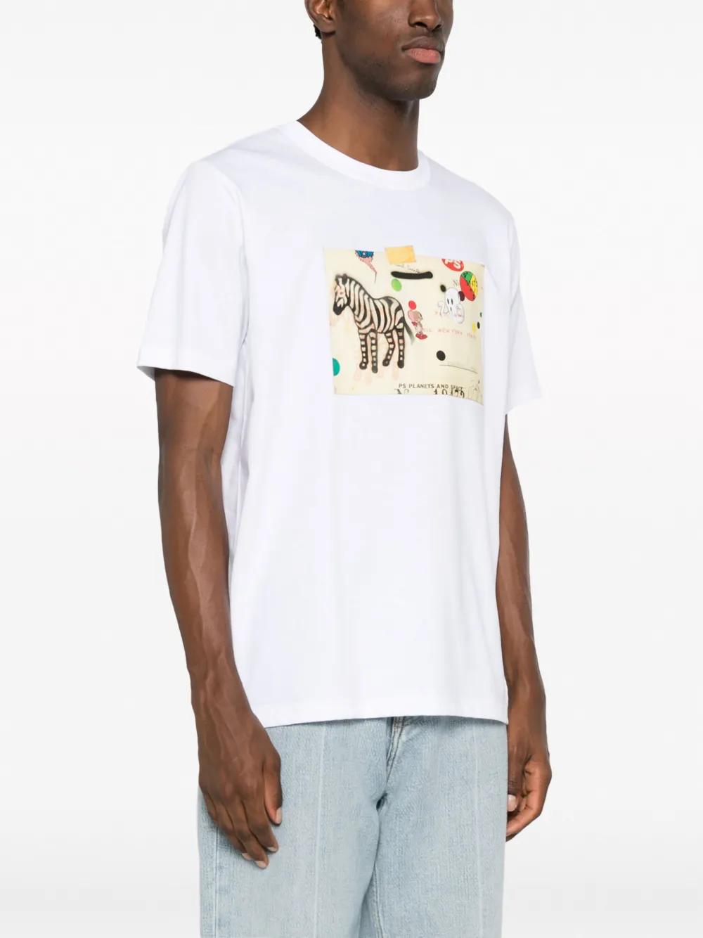 PS Paul Smith T-shirt met print Wit