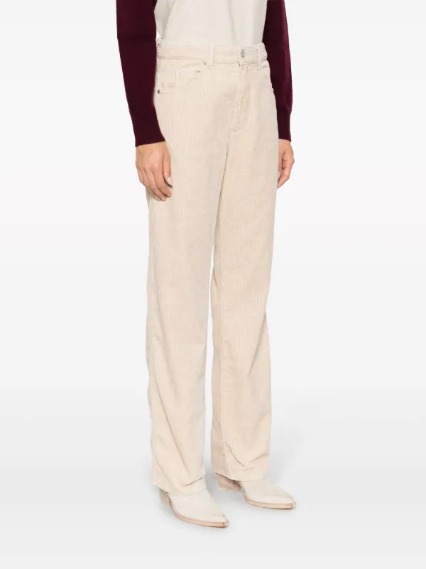 High waisted corduroy pants straight leg cheap