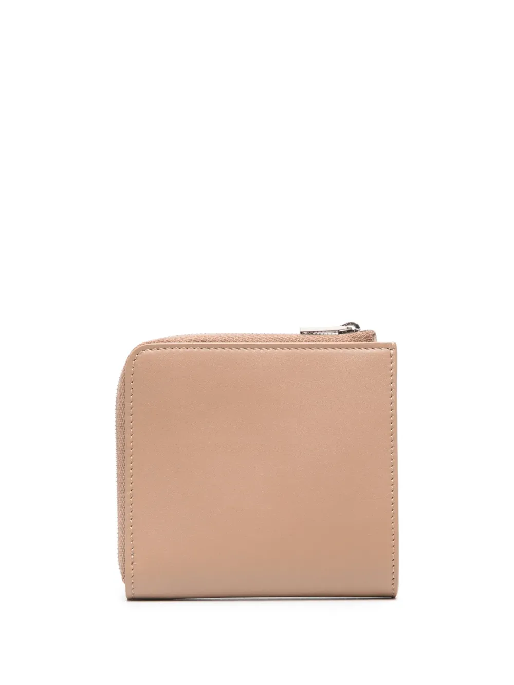 Jil Sander logo-stamp leather wallet - Beige