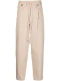 Mastermind Japan skull-appliqué track pants - Neutrals