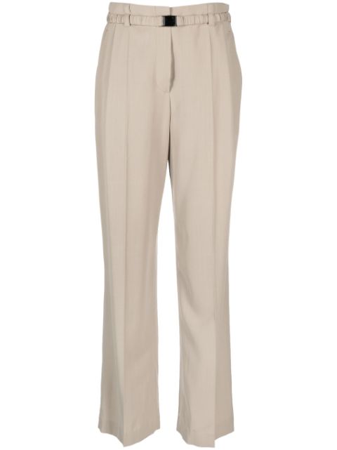 Brunello Cucinelli belted pleated straight-leg trousers Women