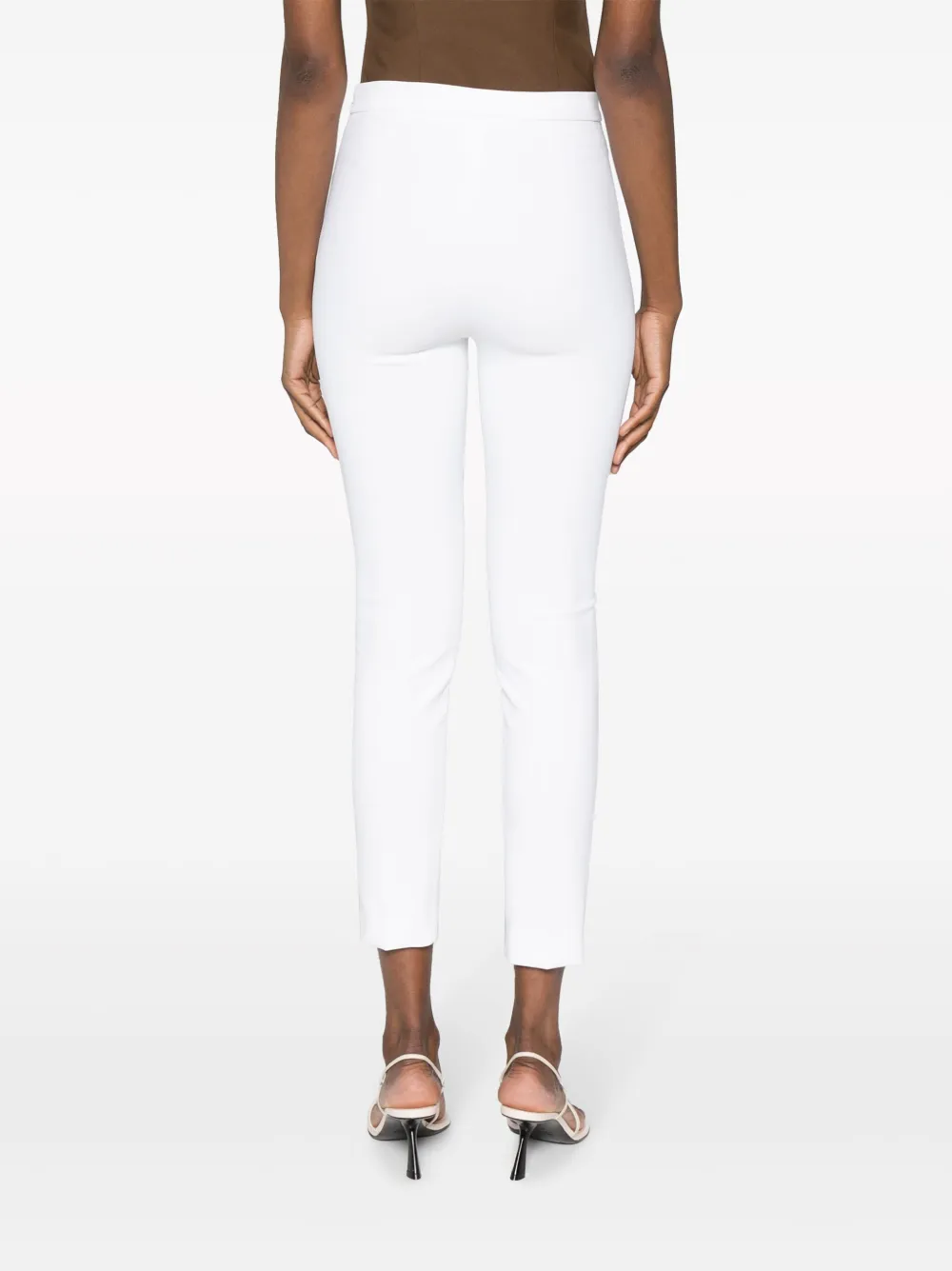 Elisabetta Franchi Cropped broek Wit