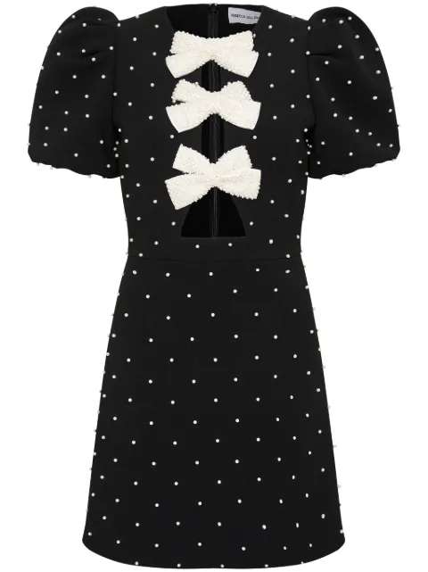 Rebecca Vallance Veronica faux pearl-detail minidress