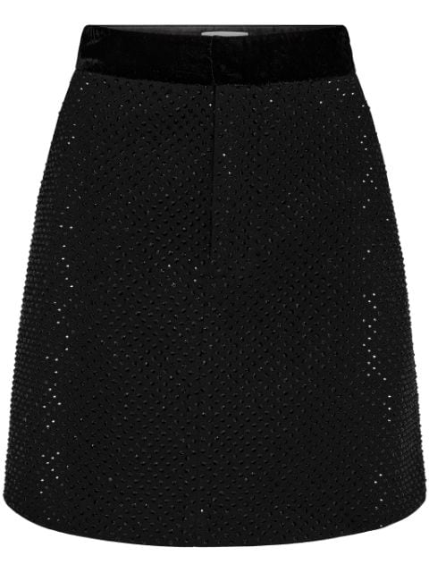 Rebecca Vallance Priscilla rhinestone-embellished skirt