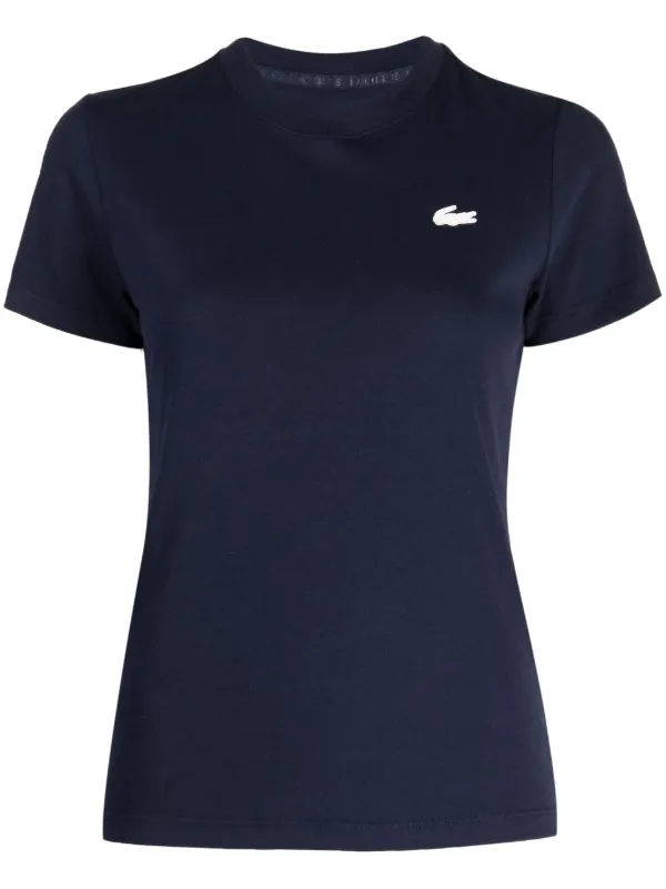 T shirt lacoste bleu top femme