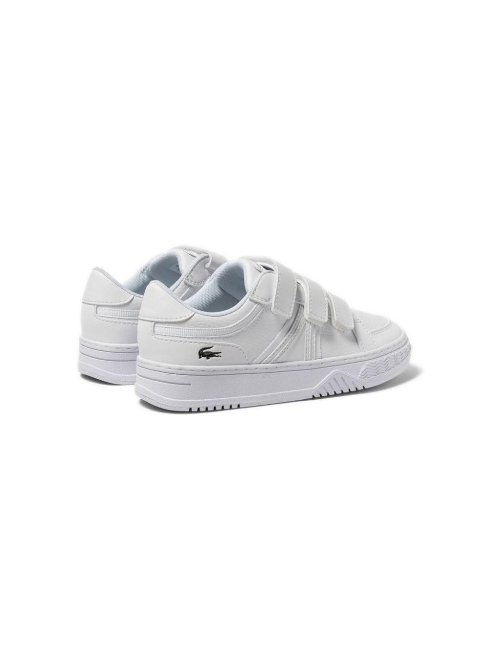 Lacoste Kids round-toe touch-strap sneakers White