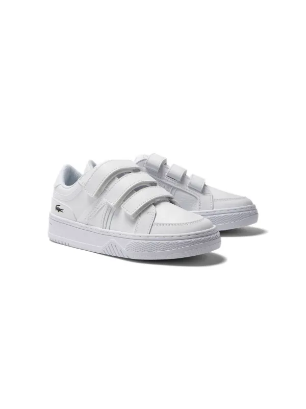 Lacoste Kids round toe touch strap Sneakers White FARFETCH