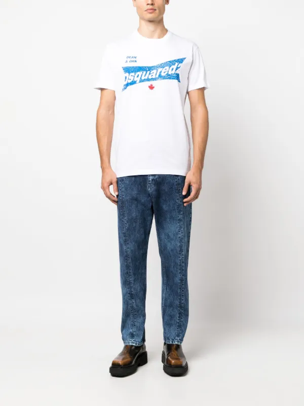 Dsquared blue best sale t shirt