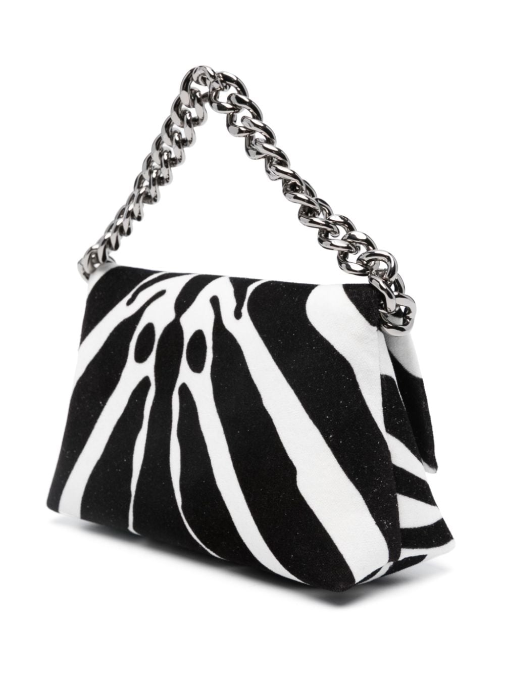 Shop Tom Ford Zebra-print Shoulder Bag In Black