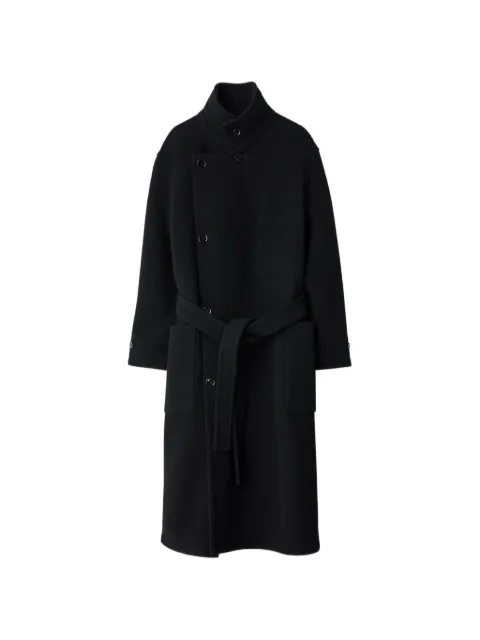 LEMAIRE Wrap coat in double wool