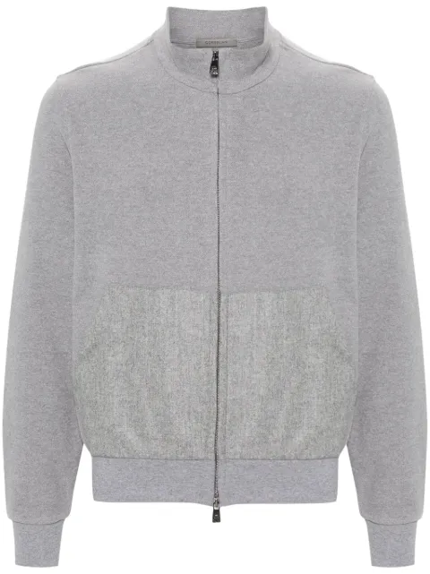 Corneliani sudadera con cuello alto y cierre