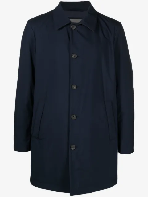 Corneliani water-resistant padded midi coat