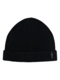 Corneliani ribbed-knit virgin wool beanie - Blue