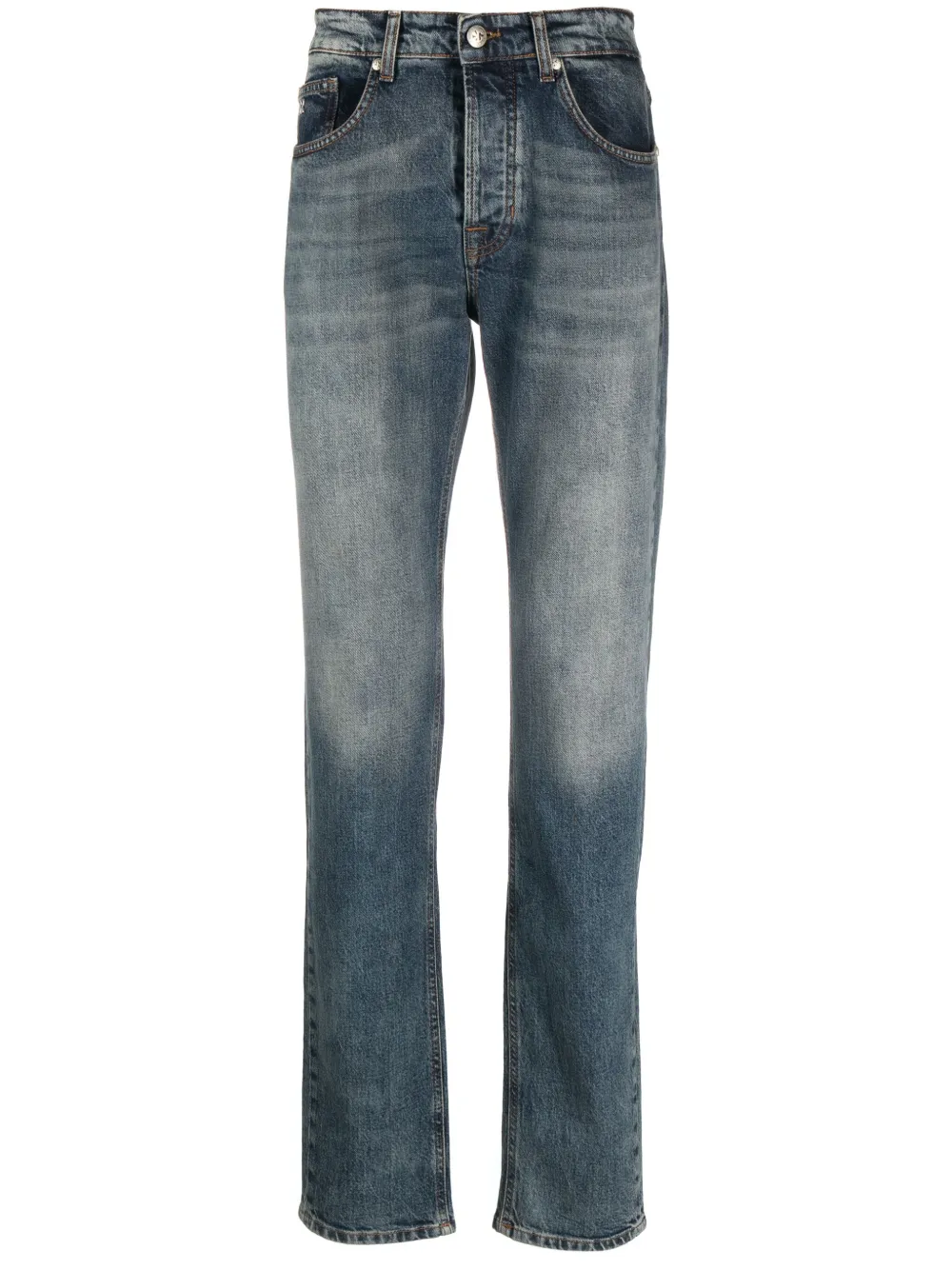 John Richmond Jeans met logoprint Blauw