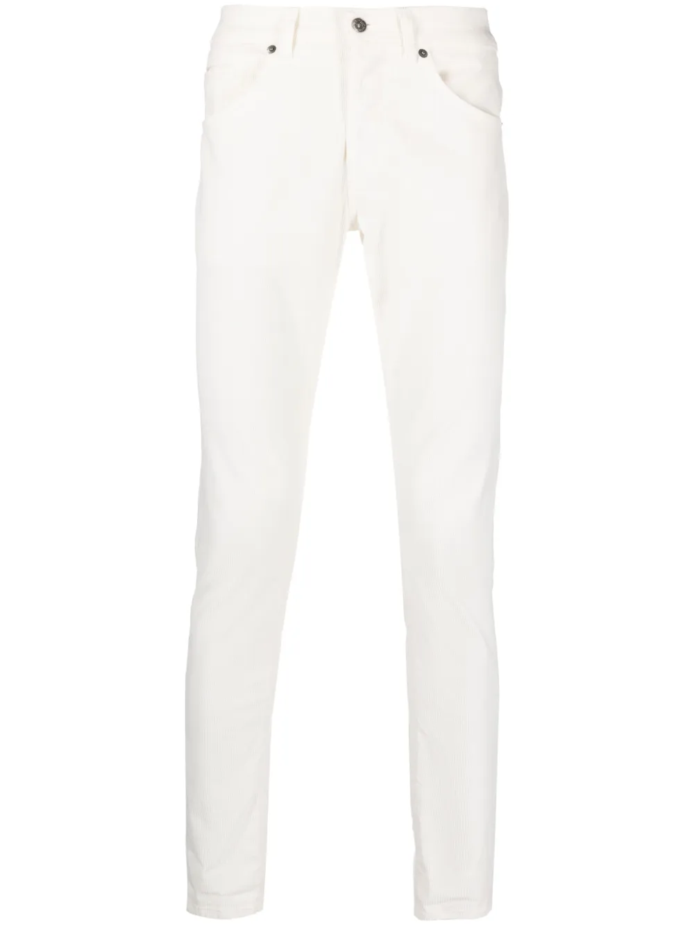 DONDUP Jeans met toelopende pijpen Wit