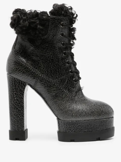 Casadei Nancy Alpi 140mm textured-finish boots 