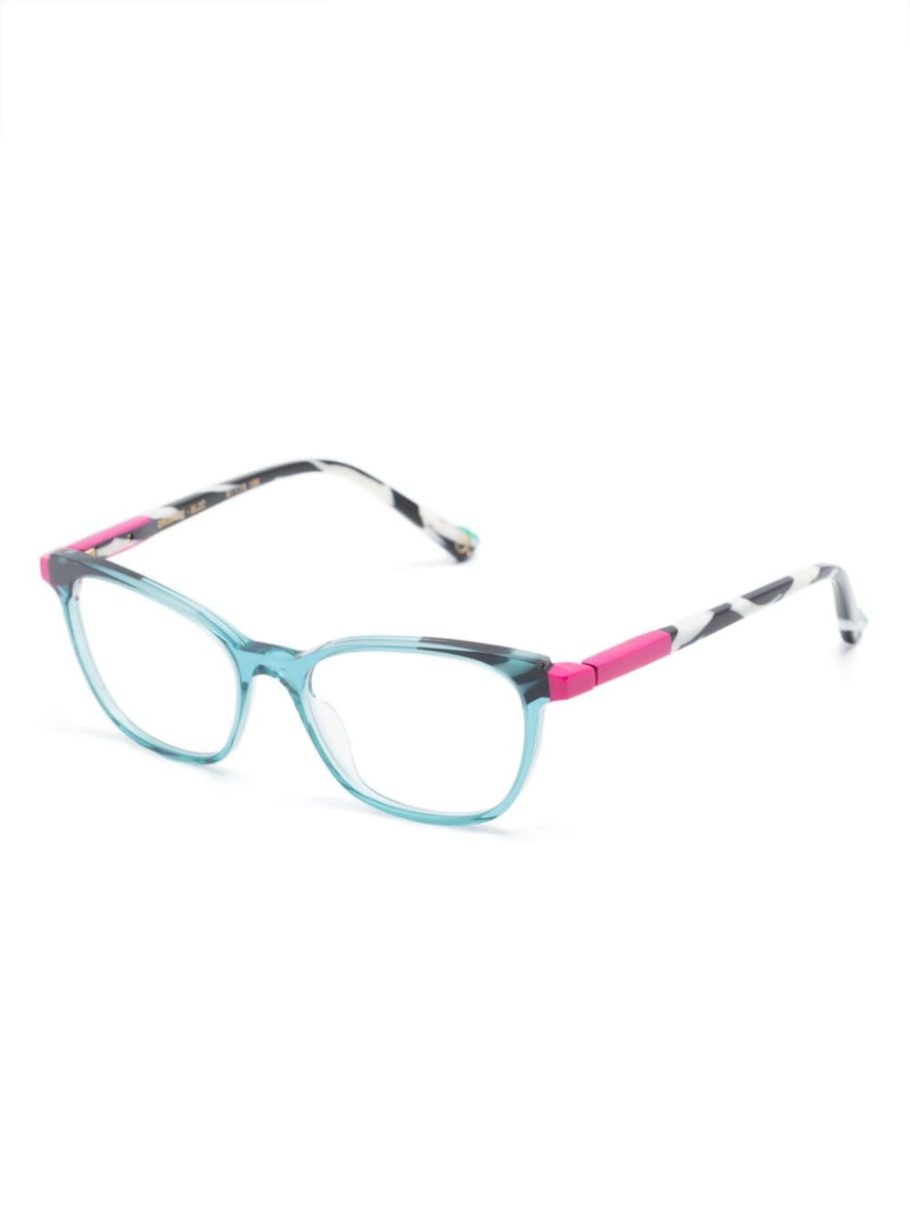 Etnia Barcelona Grimaldi square-frame glasses - Blauw