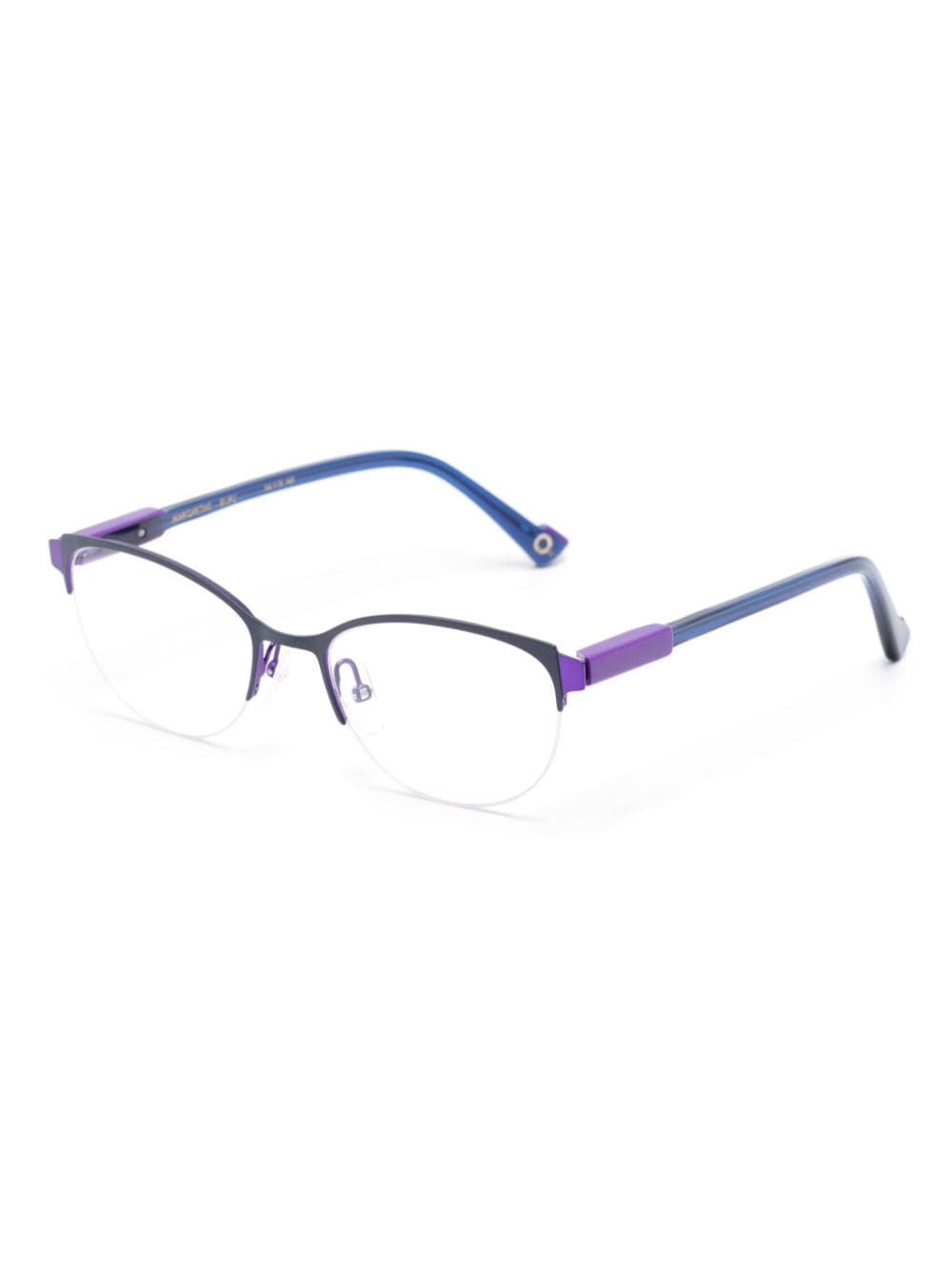 Shop Etnia Barcelona Margrethe Cat-eye Glasses In Blue