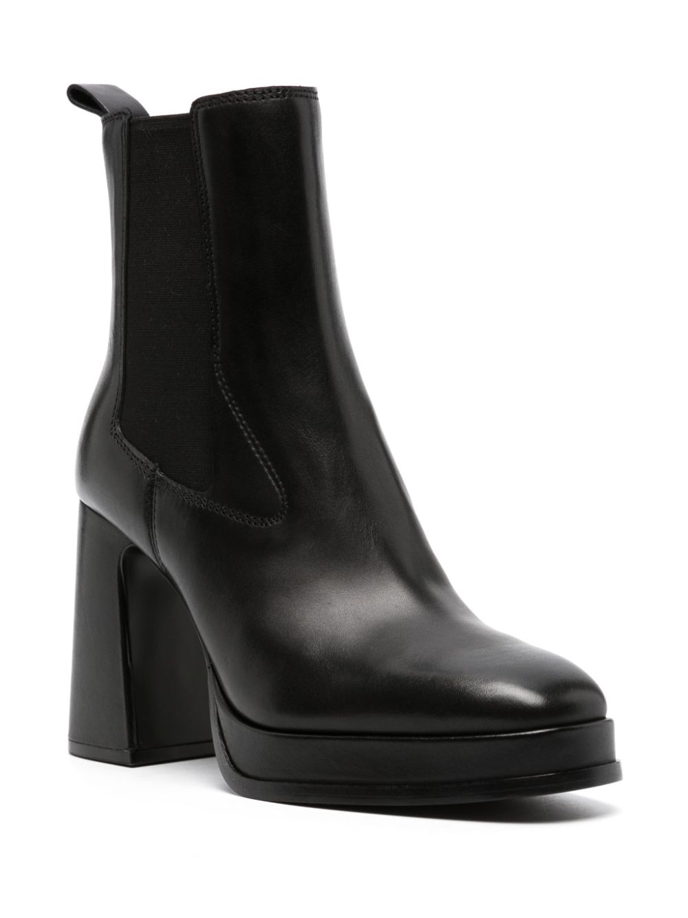 Ash Amazing 100mm leather ankle boots - Zwart