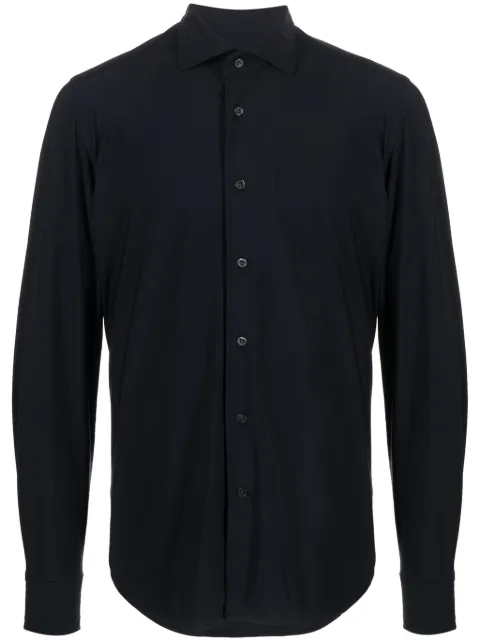 Corneliani camisa con botones y cuello italiano