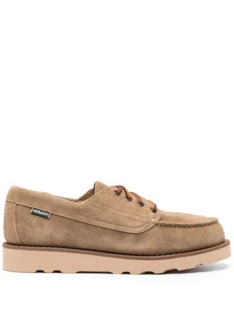 Sebago lace-up suede loafers