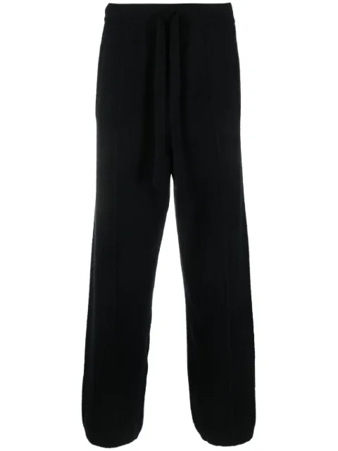 Laneus straight-leg knitted trousers