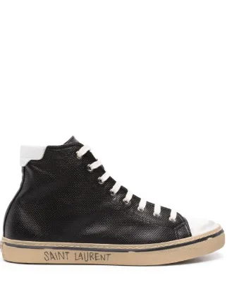 Saint Laurent Malibu レースアップ スニーカー | ブラック