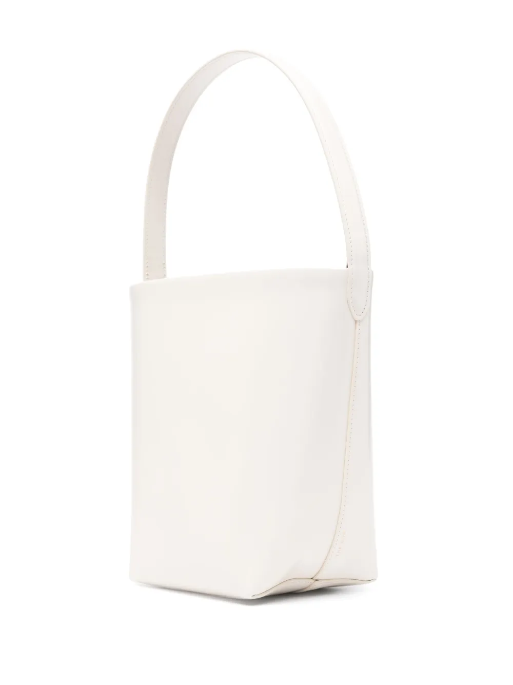 The Row Park leren shopper Wit