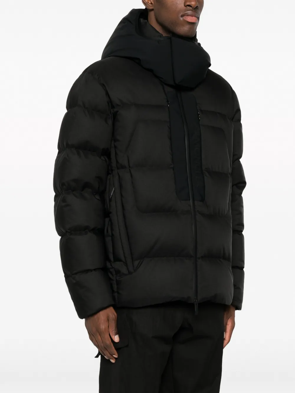 Moncler detachable hood Padded Jacket Black FARFETCH