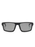 Tommy Hilfiger logo-embossed square-frame sunglasses - Black