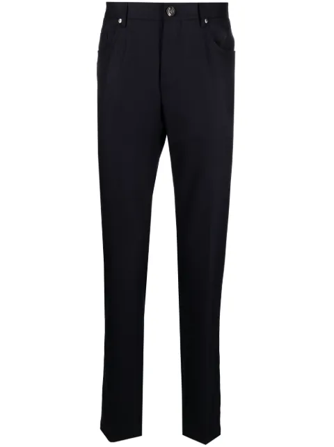 Corneliani tapered virgin wool trousers