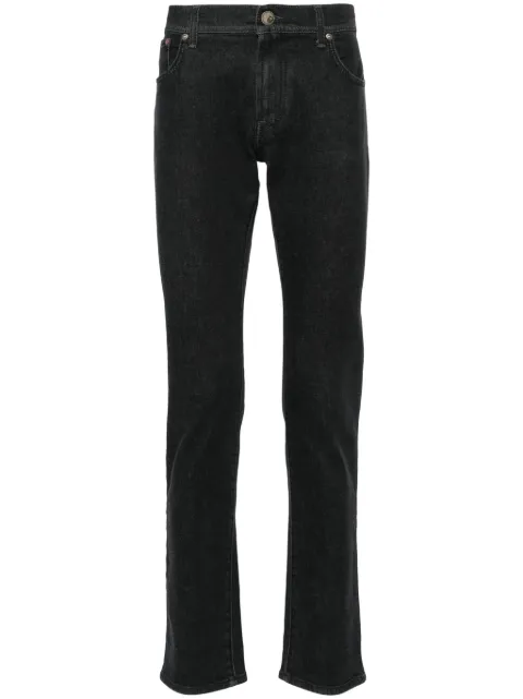 Corneliani mid-rise tapered jeans