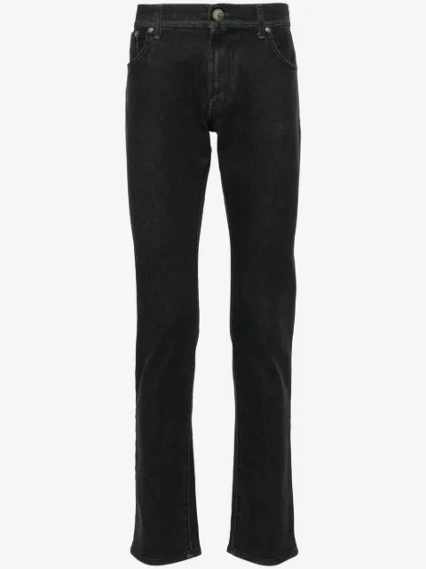 Corneliani mid-rise tapered jeans