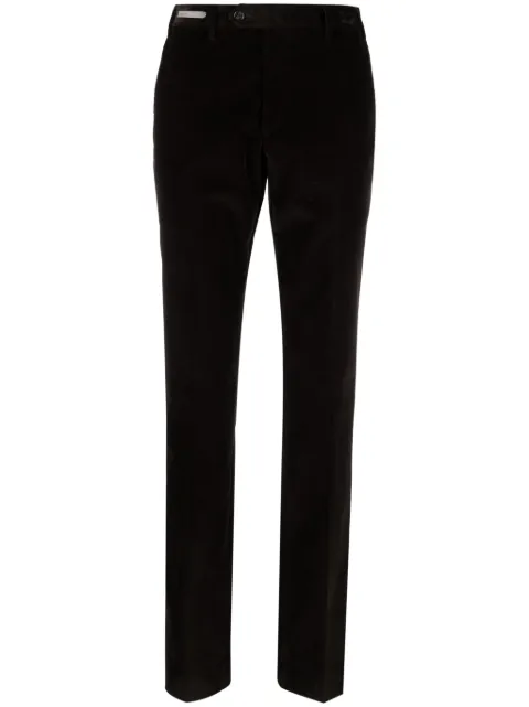 Corneliani pantalones de pana rectos