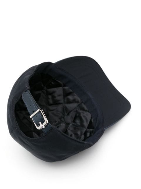 logo-embroidered technical cap