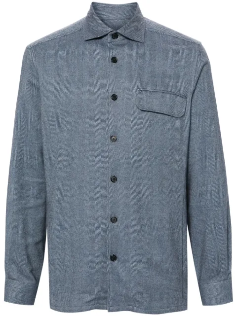 Corneliani classic-collar overshirt
