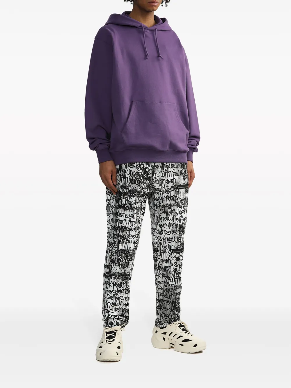 WESTFALL Broek met abstracte print - Wit