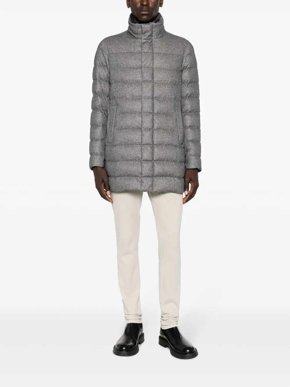 DONDUP low-rise tapered trousers - Beige