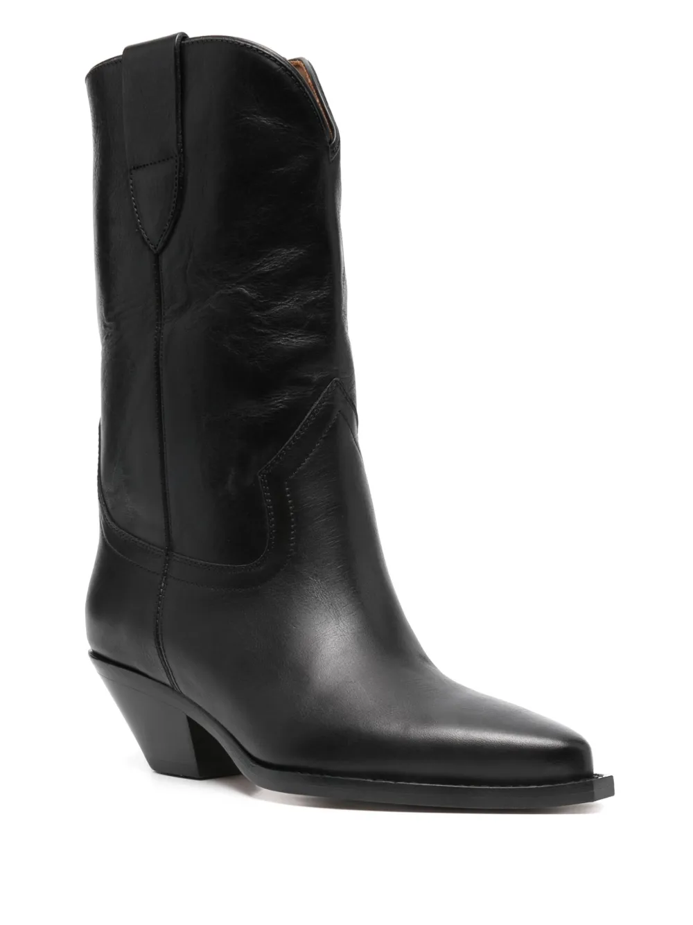 ISABEL MARANT Dahope 70mm leather cowboy boots - Zwart