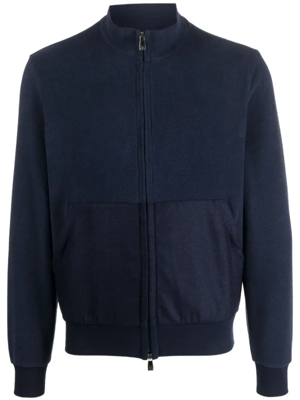 Corneliani ジップアップ スウェットシャツ | ブルー | FARFETCH JP