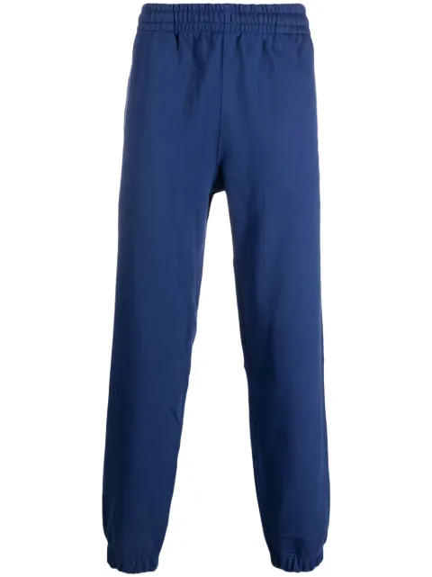 Lacoste logo-patch organic cotton track trousers