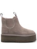 UGG Classic Mini platform ankle boots - Grey