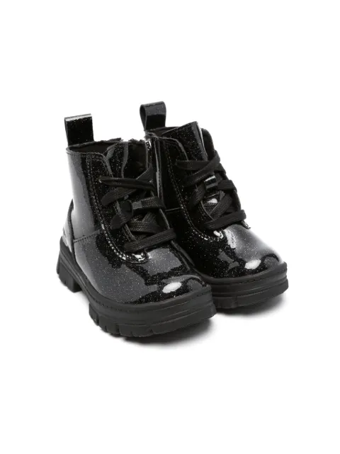 UGG Kids Ashton logo-embossed glittery boots
