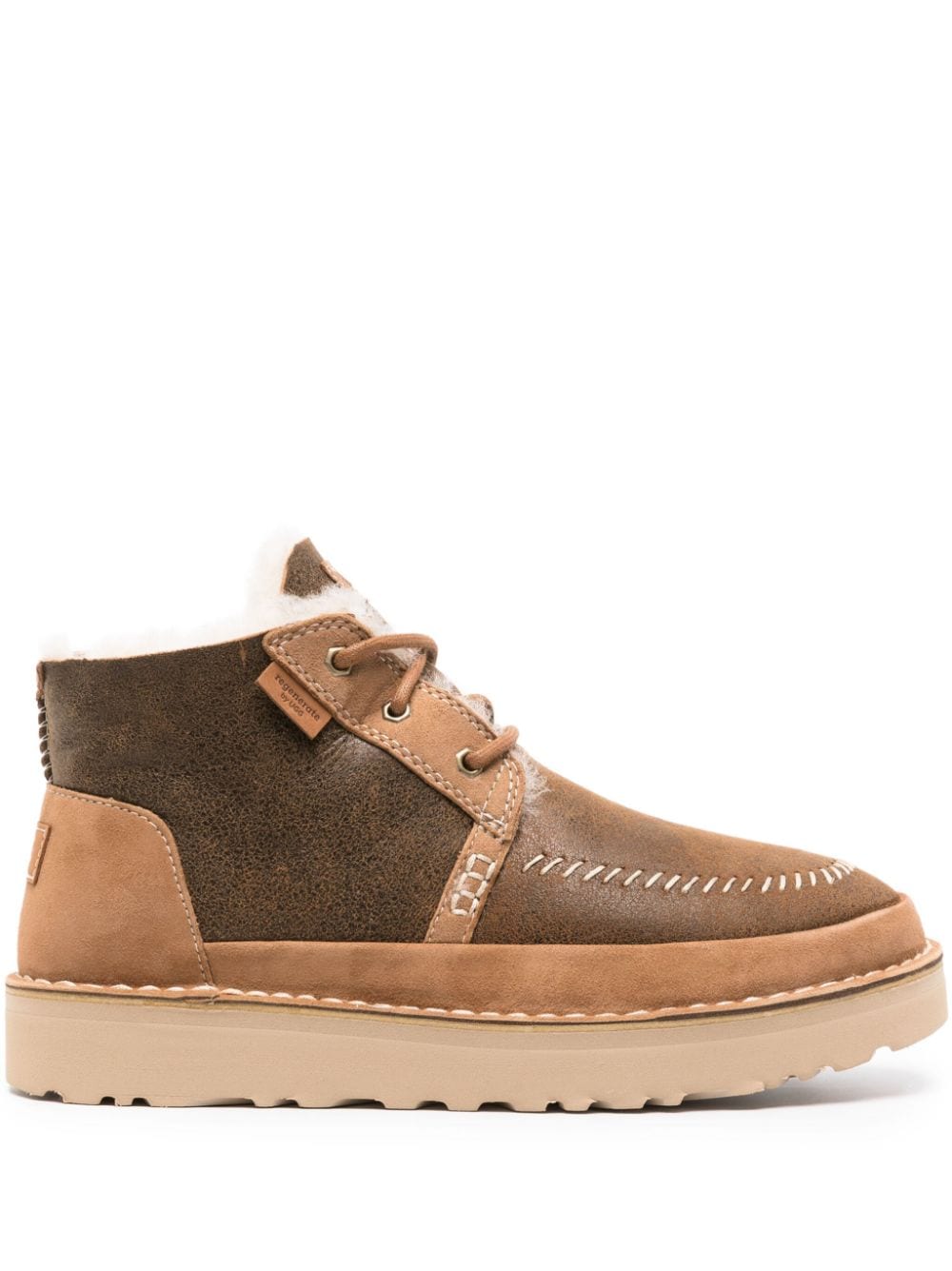 Ugg Neumel Lace-up Boots In Brown