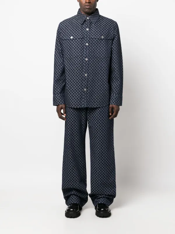 【Balmain】JACQUARD MONOGRAM STRAIGHT DENIM PANTS◆BH1MI040D 20112828_45285645_1000.jpg