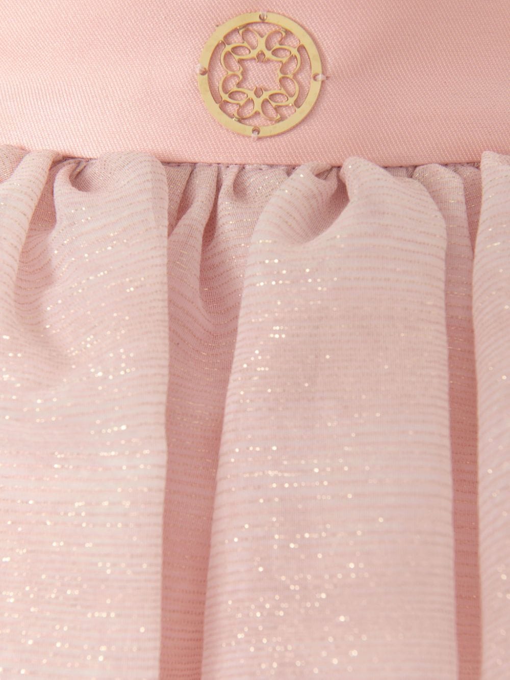 Shop Elie Saab Junior Logo-plaque Cotton Tutu In Pink