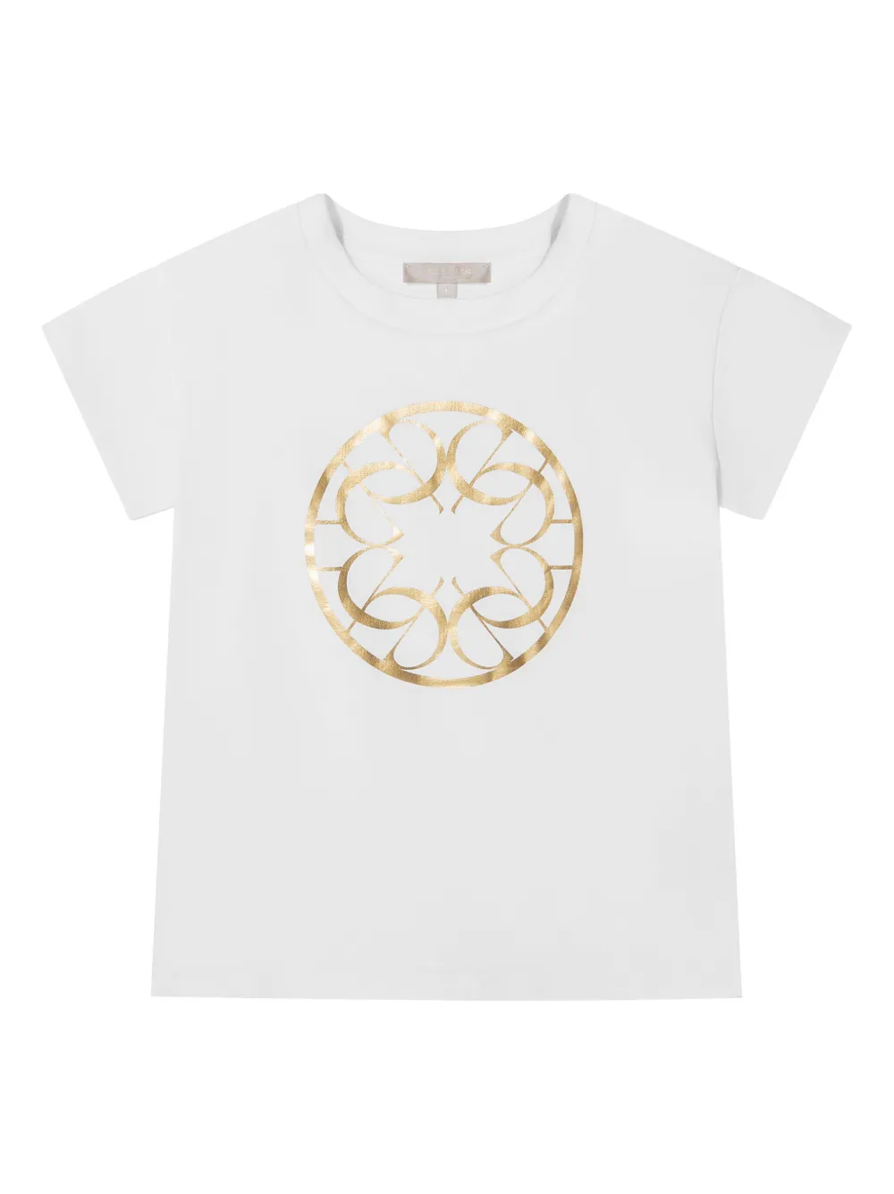 Elie Saab Junior Logo-print Short-sleeve T-shirt In Weiss