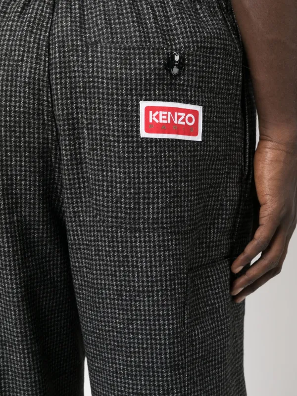 【国内発送】KENZO ケンゾー トラウザーズパンツ チェック柄 国内発送】KENZO ケンゾー トラウザーズパンツ チェック柄